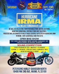 Miami Fl Sept 23 2017 Petersons Harley Davidson North Hurricane Irma Relief Fundraiser Motorcycle Events Charity Events Charity