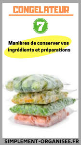 Congelateur 7 Manieres De Conserver Vos Ingredients Et Preparations Conservation Des Aliments Congelation Recettes De Cuisine