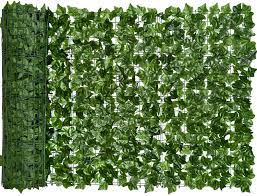 Uv resistant for outdoor use.the english ivy houseplant has a 26.5 length and the width varies with your arrangement of its imitation ivy vinesyour artificial greenery's decorative vines ivy are wired for easy arrangement.all together, your artificial english ivy house plant's fake ivy vines contain 450 leaves. Amazon Com Dearhouse Artificial Ivy Privacy Fence Screen 98 4x39 4in Artificial Hedges Fence And Faux Ivy Vine Leaf Decoration For Outdoor Decor Garden Garden Outdoor