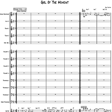 Girl Of The Moment Big Band Chart