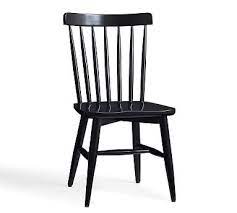 Hcb metal dining chairs set of 4 indoor outdoor patio chairs stackable kitchen chairs with back restaurant chair 330 lbs capacity (black) 4.6 out of 5 stars. Tilden Spindle Back Side Chair Dining Chairs Black Wooden Chairs Chair