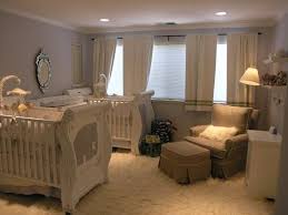 Check out these beautiful gender neutral nurseries!. Boy Girl Twin Room Themes Nursery Notations Twin S Nursery With Tree Mural Twin Baby Rooms Twin Nursery Gender Neutral Nursery Twins