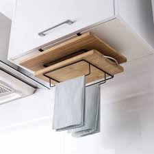 Under cabinet cutting board storage rack multifunctional kitchen hook black: Pin On Kitchen