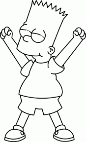 free printable simpsons coloring pages for kids drawings easy cartoon coloriage de poisson