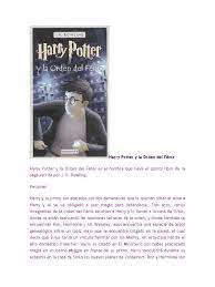 Aquí la cosa se pone buena, y triste… descarga el libro aquí. Harry Potter Y La Orden Del Fenix Mundos De Fantasia Harry Potter
