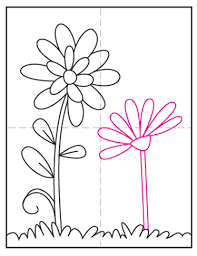 You can also print any drawing and color it by hand. How To Draw Flowers Art Projects For Kids