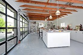 Art Studio With Glass Roll Up Garage Doors Garage Door Design Roll Up Garage Door Glass Garage Door