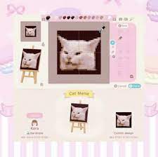 Cat Meme Acnh Design Meme Design Animal Crossing Qr Animal Crossing