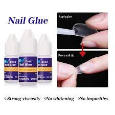 Nail Glue For Acrylic French False Nail Tips Stick 3d Decoration Glue Clear Fast Dry Glue Manicure Nail Art Tools Diy De In 2021 Glue On Nails Nail Art Tools Nail Tips