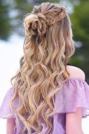 27 Dreamy Prom Hairstyles For A Night Out Lovehairstyles Comhair Styles Baddie Hair Stl Down Curly Hairstyles Braided Hairstyles For Wedding Dance Hairstyles