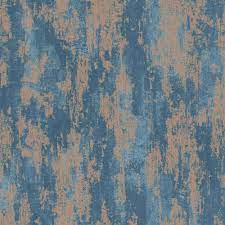 Graham Brown Industrial Texture Blue And Copper Removable Wallpaper Sample Blue Brown Copper Wallpaper Blue And Copper Boutique Wallpaper