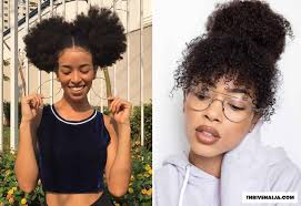 See below the same ideas of black women in high bun hairstyles with a twist How To Do Natural Hair Bun Guide And Style Ideas Thrivenaija