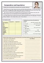 Grammar, reading, spelling, & more! Comparatives And Superlatives English Esl Worksheets Superlatives Comparative Adjectives Worksheet Superlative Adjectives