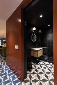 4 graphic patterns and large tile planks with ceramic tiles. Best 58 Modern Bathroom Cement Tile Floors Design Photos And Ideas Dwell