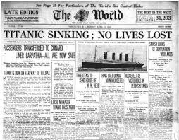 Lindsey Fitzharris On Twitter Titanic Titanic Sinking Old Newspaper
