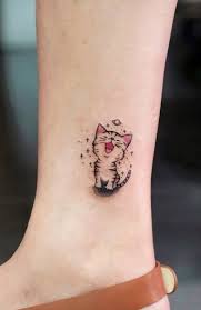 Tattoo Watercolor Minimalist Simple 52 Ideas Cute Cat Tattoo Cat Tattoo Designs Tattoos