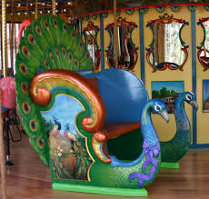 Peacock Chariot Painted Pony Carousel Horses Carousel