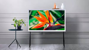 Follow the vibe and change your wallpaper every day! Samsung The Serif 2021 Qled Smart Tv Features A Detachable Easel Stand For Movability Gadget Flow