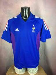 Vends maillot équipe de france euro 96 neuf encore dans son emballage. France Maillot Adidas Home 2002 Fff Football Gabba Vintage