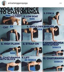 Yoga Sequence To Chaturanga Yoga Sequences Erica Tenggara Yoga Yoga Benefits