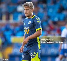 Andy Murdoch in action for Ayr United during the cinch Championship... News  Photo