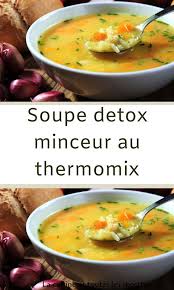 Soupe Detox Minceur Au Thermomix Repas Thermomix Soupe Pour Maigrir Soupe Detox