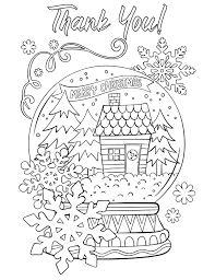 Would you like to visit the australian site? 9 Best Christmas Printable Coloring Thank You Cards Printablee Com