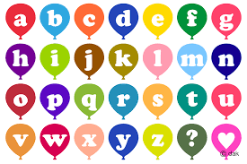 There is a color version and a black and white version, . Balloon Abc Chart Free Png Image Illustoon