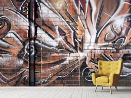 Fototapete Graffiti Mauer Jetzt Einfach Online Bestellen Attraktive tapete in schwarz weiss mit new york fur jungs und madchen jugendzimmer weiss jugendzimmer jugendzimmer madchenzimmer.