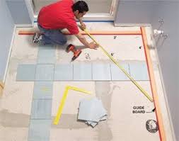 How To Install Ceramic Tile Floor In The Bathroom Costruzione Ristrutturare Legno