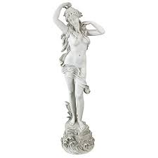 Design Toscano Spring Awakening Classic Woman Garden Statue Backyardequip Com Garden Statues Antique Stone Statue