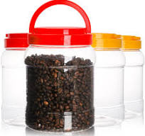 Amazon.com: Lyellfe 4 Pack Clear Plastic Jars, Half Gallon Wide Mouth  Storage Containers with Leak-proof Lids Handle, BPA Free Empty Plastic Jar  for ...