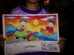 Hasil gambar dengan crayon ini umumnya memberikan kesan natural dan simpel sehingga terlihat menarik. 74 Koleksi Cara Mewarnai Gambar Rumah Anak Tk Terbaik Gambar Rumah