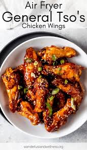 Air Fryer General Tso S Chicken Wings Recipe In 2020 Air Fryer Recipes Chicken Air Fryer Recipes Chicken Wings Chicken Wing Recipes