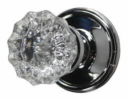 To us, it is an integral part of a room's design theme. Traditional Fluted Crystal Door Knob With A Solid Brass Rosette