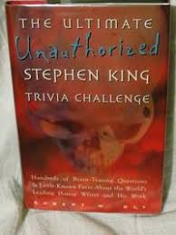 Read on for some hilarious trivia questions that will make your brain and your funny bone work overtime. The Ultimate Unauthorized Stephen King Trivia Challenge By Robert W Bly First Edition From Bodacious Books Sku 1765