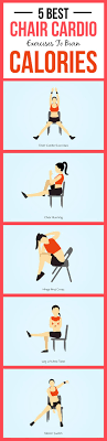 5 best chair cardio exercises to burn calories cardio workout exercise burn calories