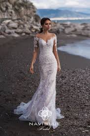 Naviblue Nina 20007 Wedding Dresses Bridal Dresses Fitted Lace Wedding Dress