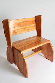 Child Chair Step Stool Of Cherry Wood Chair Diy Step Stool Kids Chairs