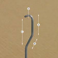 Hanging a picture has never been easier! Hanging Rod 4mm Crook Plain Steel 1m 3ft 3 Art Estuff