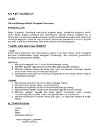 (nama program) ( bahasa melayu sahaja ). Contoh Kertas Kerja Hari Anugerah Cemerlang