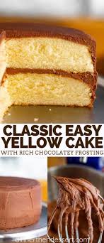 For all the chocolate lovers out there, we've picked ten of the best desserts which could be whisk the egg, and mix together with the sugar until you have a smooth mixture. Classic Yellow Cake Dinner Then Dessert