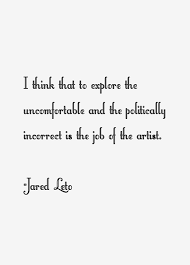 Jared leto quotes i don't really care to be remembered at all. Jared Leto Quotes Sayings