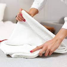 Fold right edge fold the right edge of the towel to the left side. How To Fold Towels The Home Depot