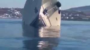 superyacht sinking
