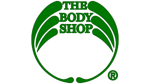 The name, an open circle, and elongated strokes that resemble drops or feathers. The Body Shop Logo Symbol History Png 3840 2160