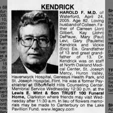 Obituary for HAROLD F. KENDRICK