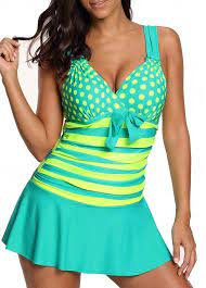 Polka Dot Cyan Wide Strap Swimdress And Shorts On Sale Only Us 32 42 Now Buy Cheap Polka Dot Cyan Wide Strap Swimdres Swim Dress Swimsuits Plus Size Swimsuits