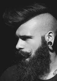 20 Mohawk Hairstyles For Men Feed Inspiration Mohawk Hairstyles Beard Hairstyle Beard No Mustache