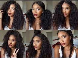 Different Ways To Style Your Wig Ft Rpgshow Curly Wig Curly Wigs Natural Curly Wig Curly Hair Styles